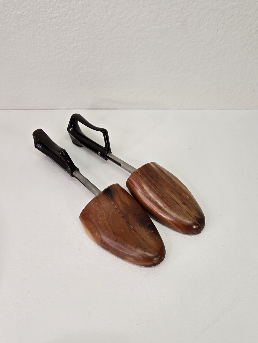 VTG Rochester Shoe Tree Co Travel Tree Shoe Keepers Stretcher Wood #5 Split Toe